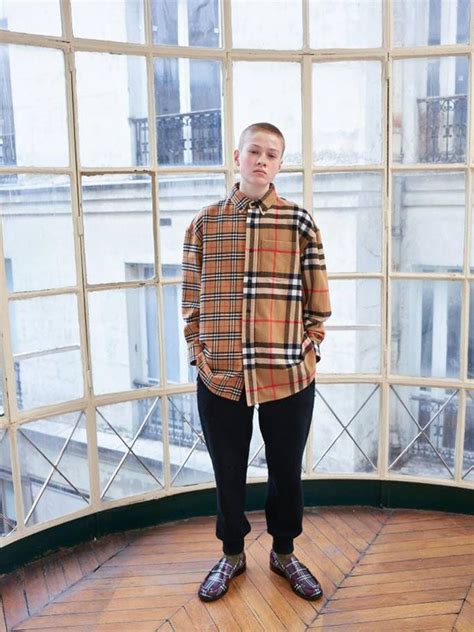 burberry x gosha flannel|Gosha Rubchinskiy x Burberry Fall/Winter 2018 .